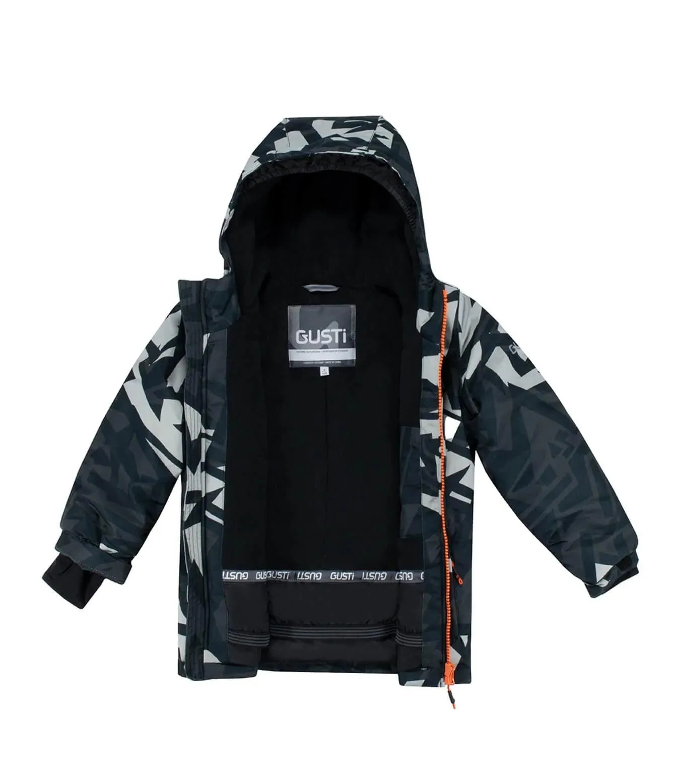 Gusti Lex Snow Suit - Charcoal Babykids Gusti