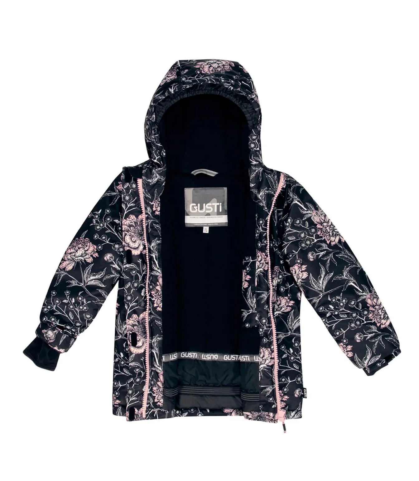 Gusti Makena Snowsuit - Black Babykids Gusti