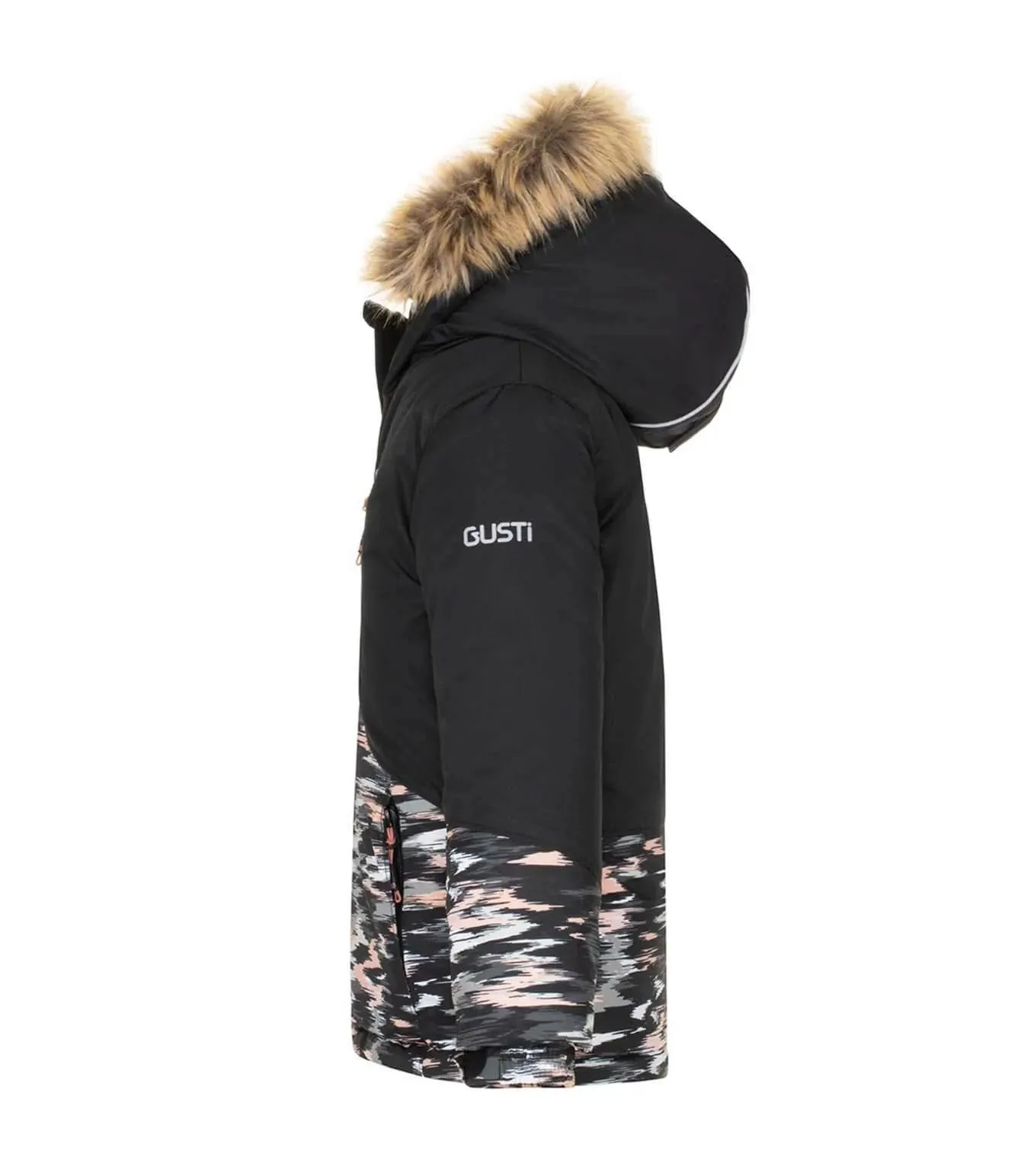 Gusti Pamella Snowsuit - Black Babykids Gusti