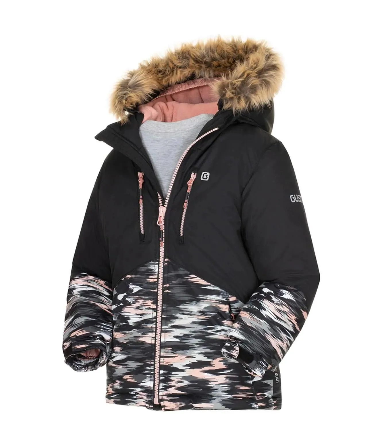 Gusti Pamella Snowsuit - Black Babykids Gusti
