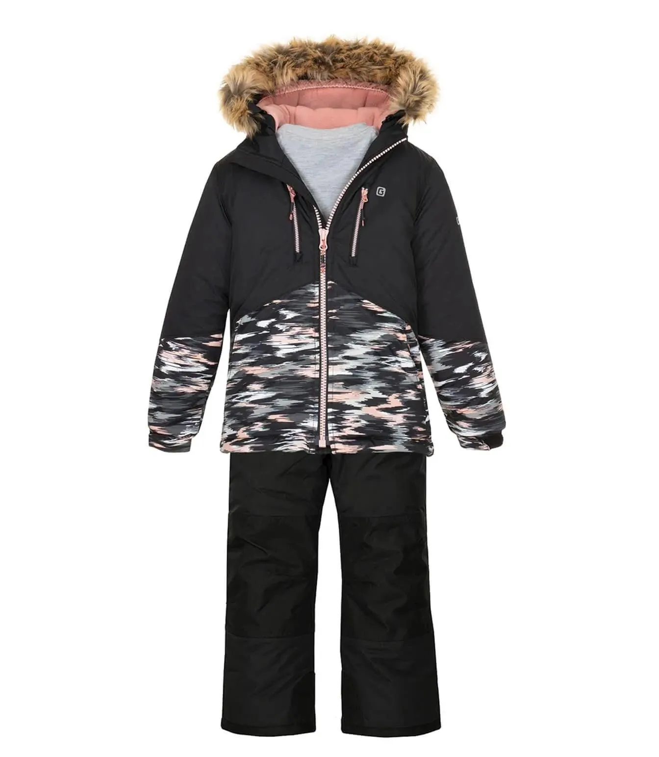 Gusti Pamella Snowsuit - Black Babykids Gusti