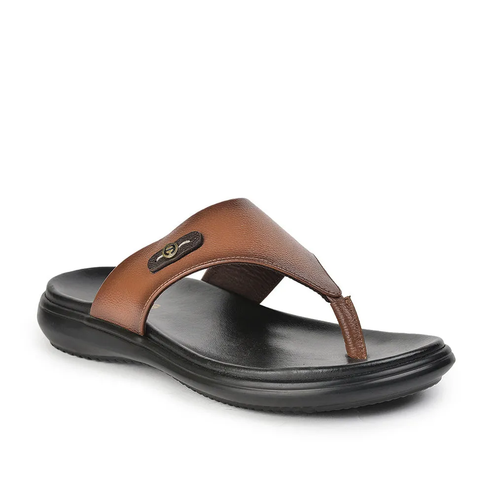 Healers Casual Tan Slipper For Men MDL-05 By Liberty