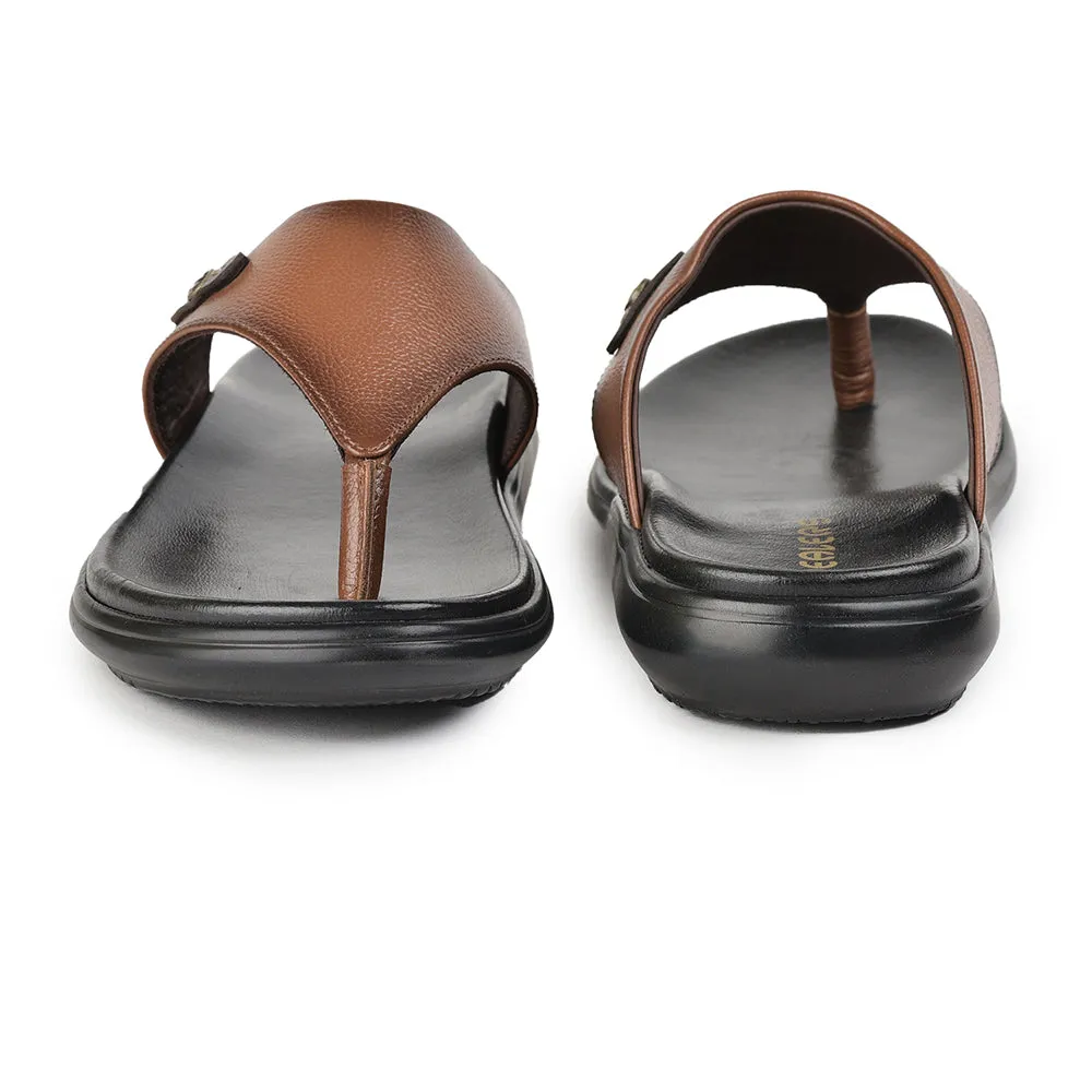Healers Casual Tan Slipper For Men MDL-05 By Liberty