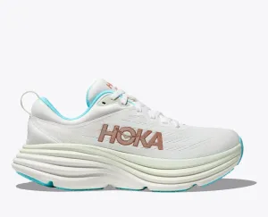 Hoka Womens Bondi 8 - Frost/Rose Gold (1127952-FTRS) Hoka Footwear