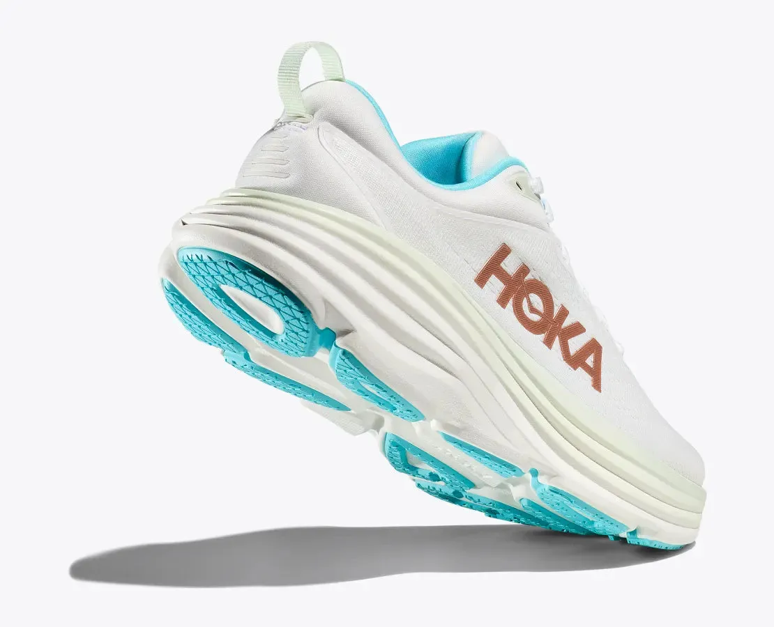 Hoka Womens Bondi 8 - Frost/Rose Gold (1127952-FTRS) Hoka Footwear