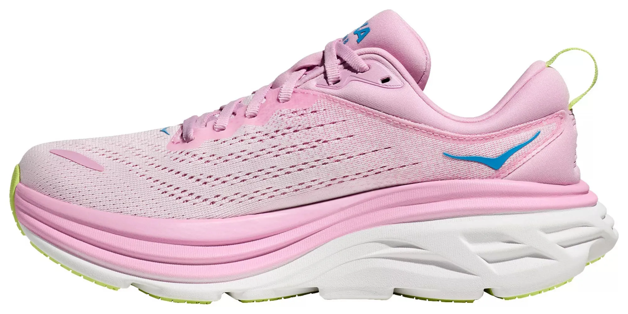 Hoka Womens Bondi 8 - Pink Twilight/Waterpark (1127952-PTWL) Hoka Footwear