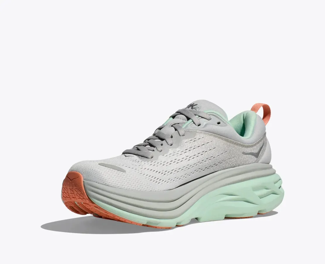 Hoka Womens Bondi 8 - Stardust/Aqua Breeze (1127952-SQB) Hoka Footwear