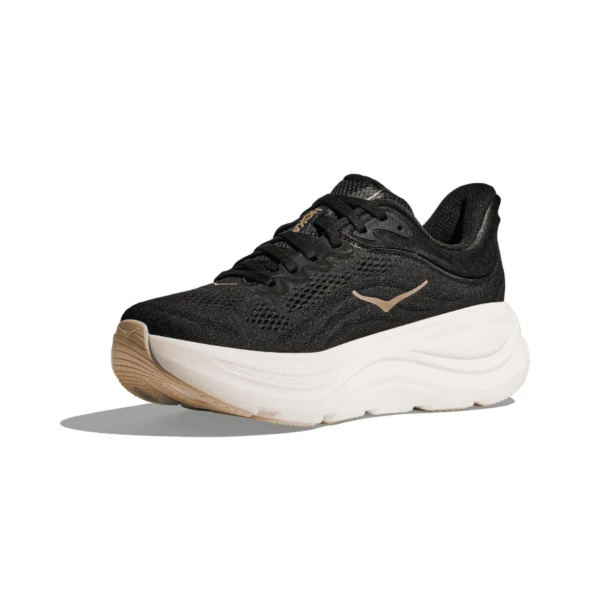 Hoka Womens Bondi 9- Black/Rose Gold (1162012-BRGL) Hoka Footwear