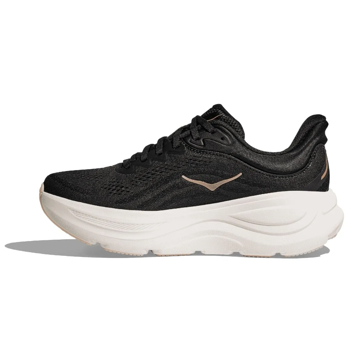 Hoka Womens Bondi 9- Black/Rose Gold (1162012-BRGL) Hoka Footwear