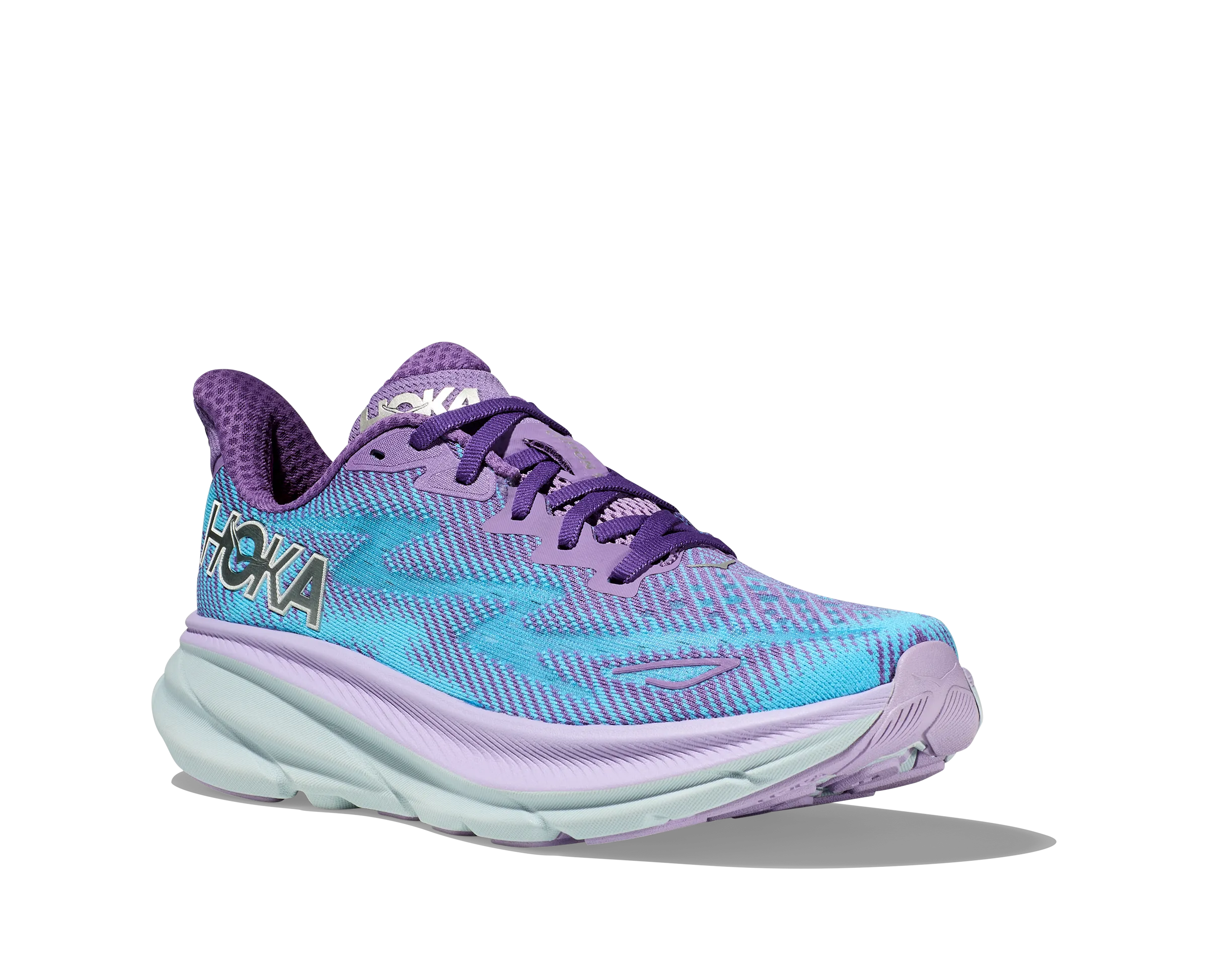 Hoka Womens Clifton 9- Chalk Violet/Pastel Lilac (1127896-CVPL) Hoka Footwear