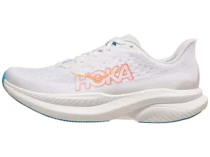 Hoka Womens Mach 6 - White / Nimbus Cloud (1147810-WNCL) Hoka Footwear