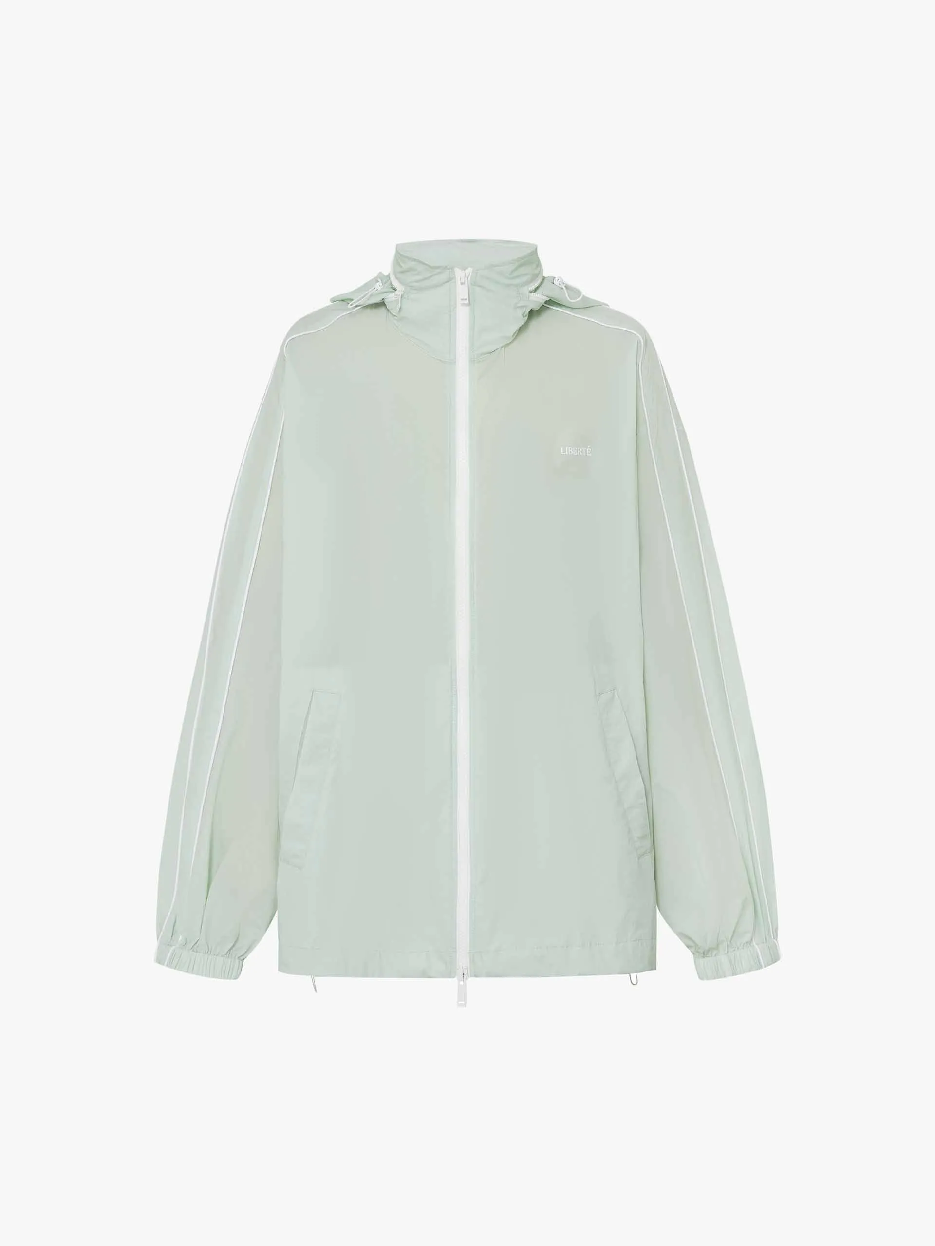 Hooded Zipper Loose Coat