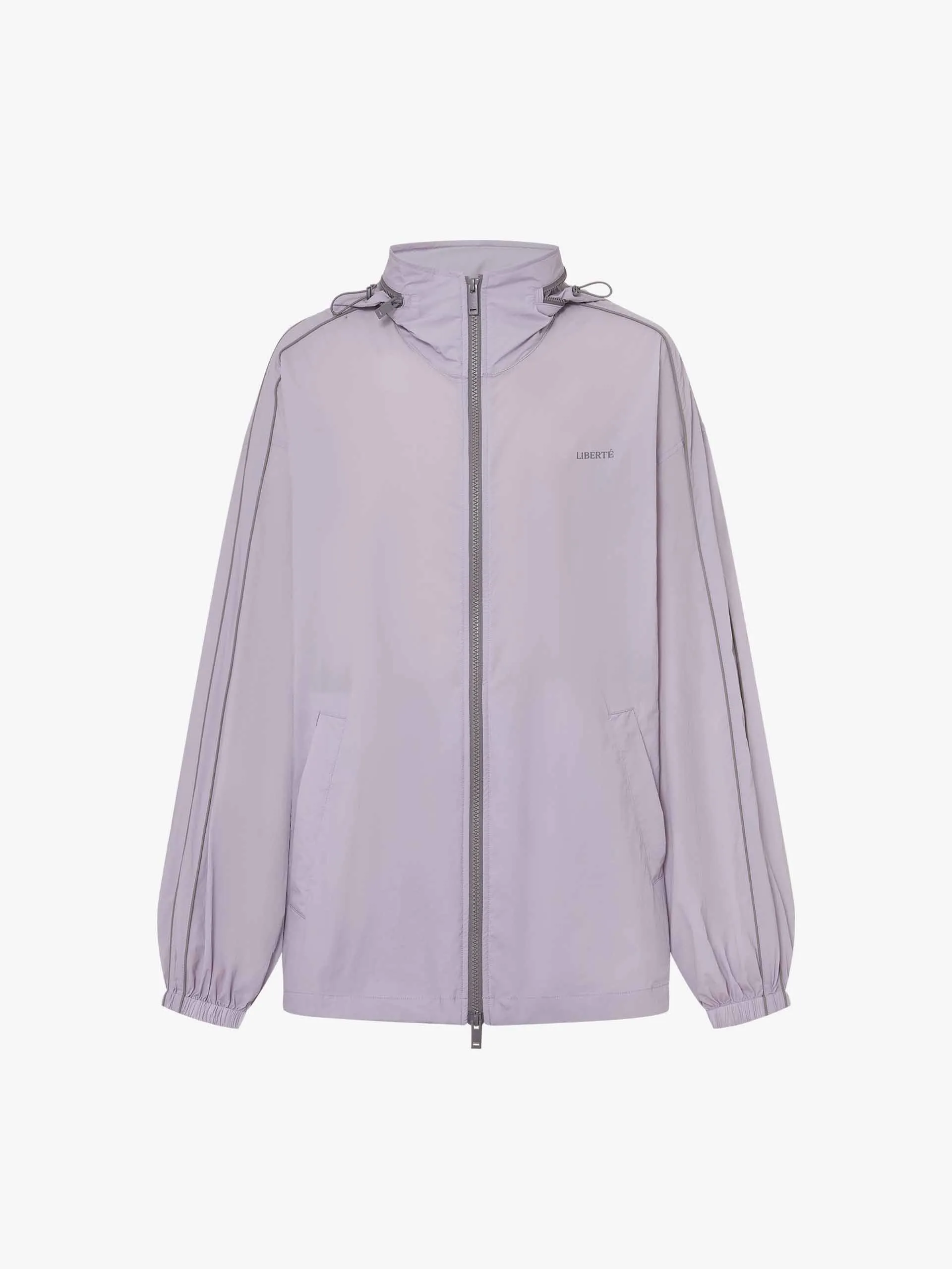 Hooded Zipper Loose Coat