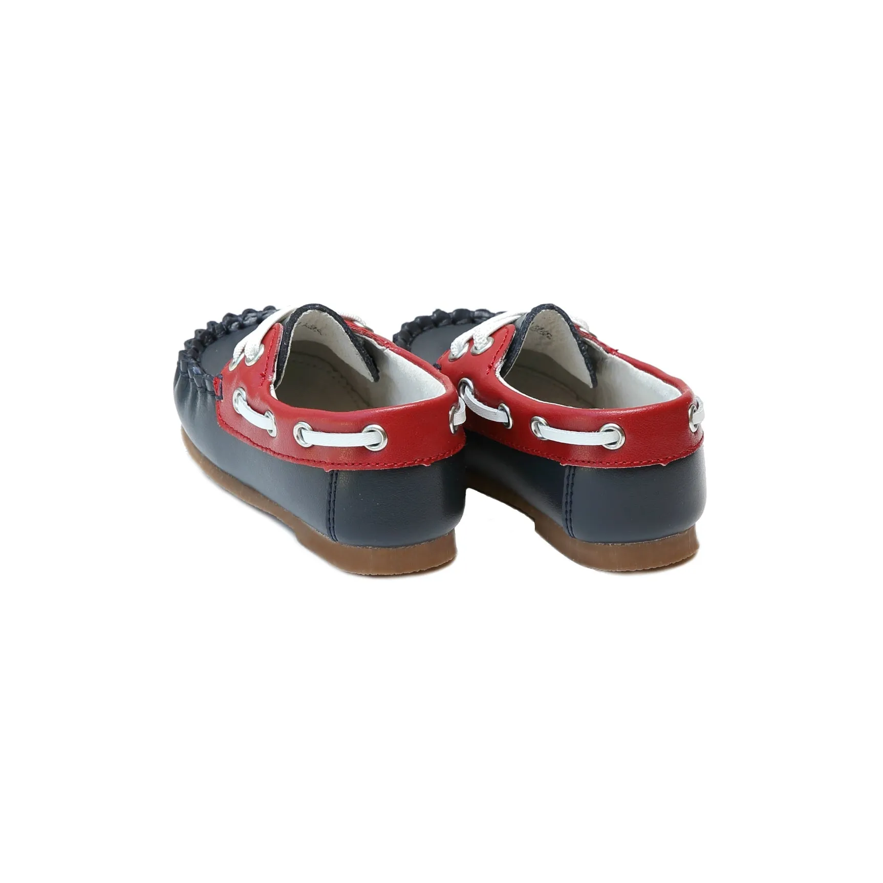 Hudson Boy's Leather Boat Shoe Babykids_Angel