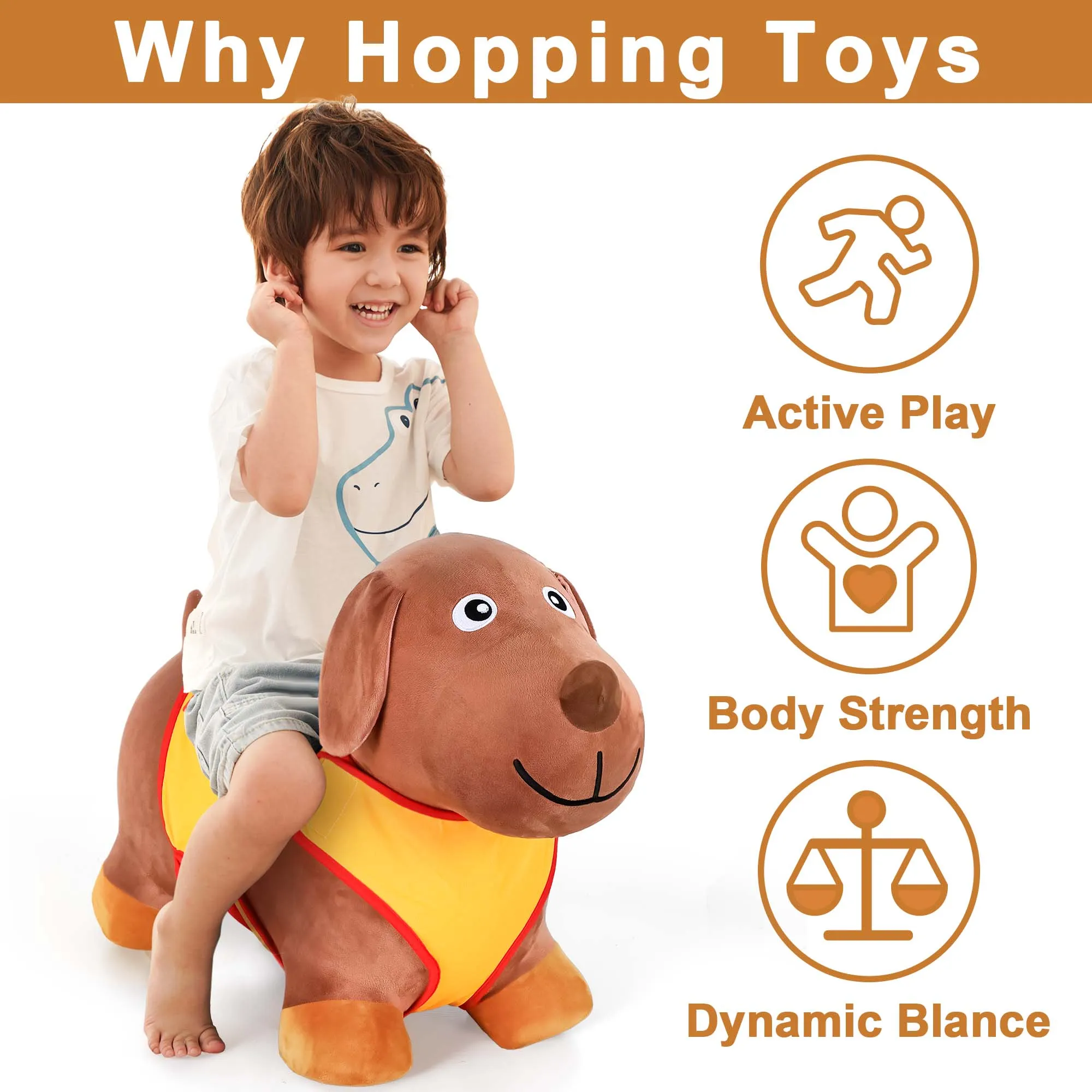iPlay, iLearn Bouncy Pals Dog Hopper Toys for Boys