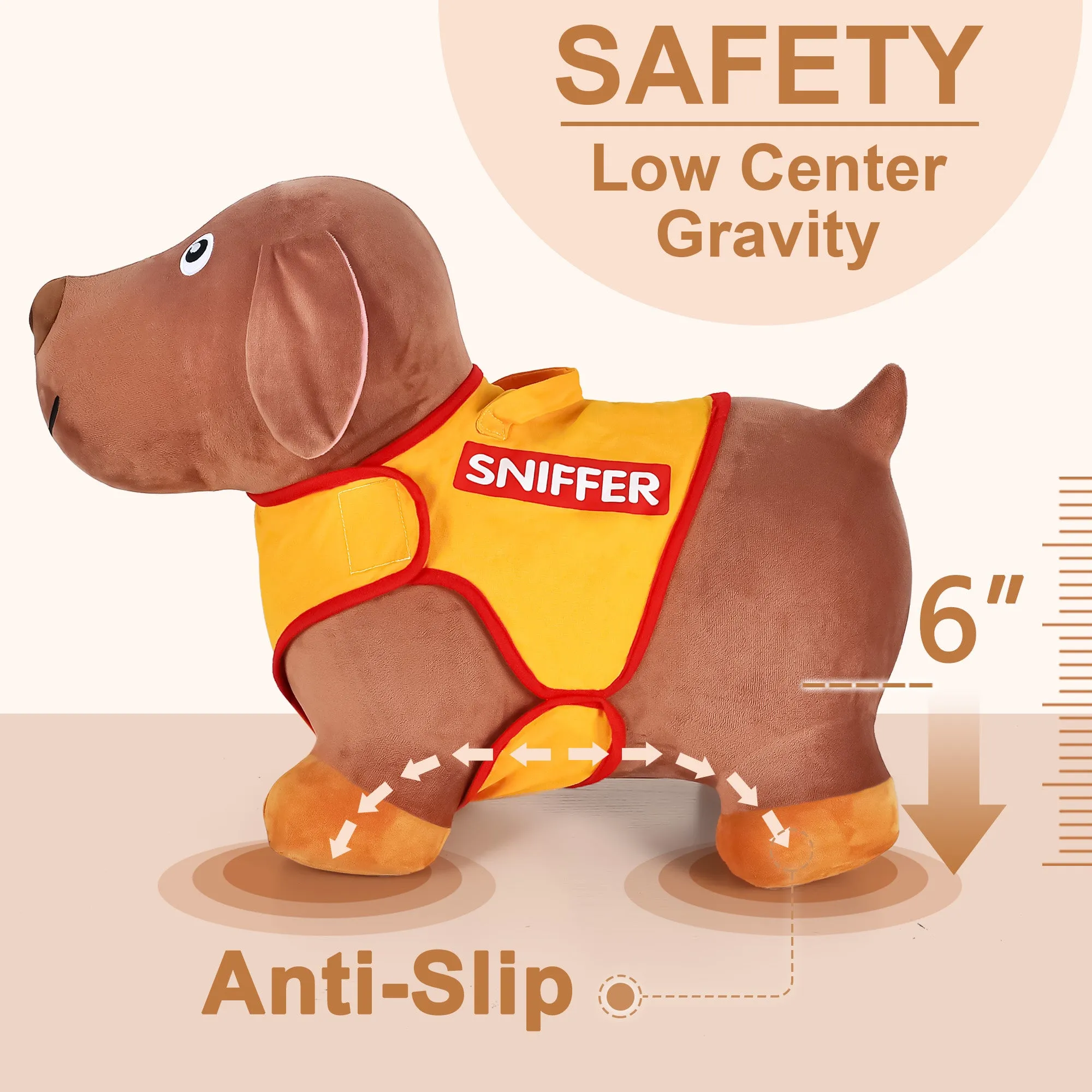 iPlay, iLearn Bouncy Pals Dog Hopper Toys for Boys