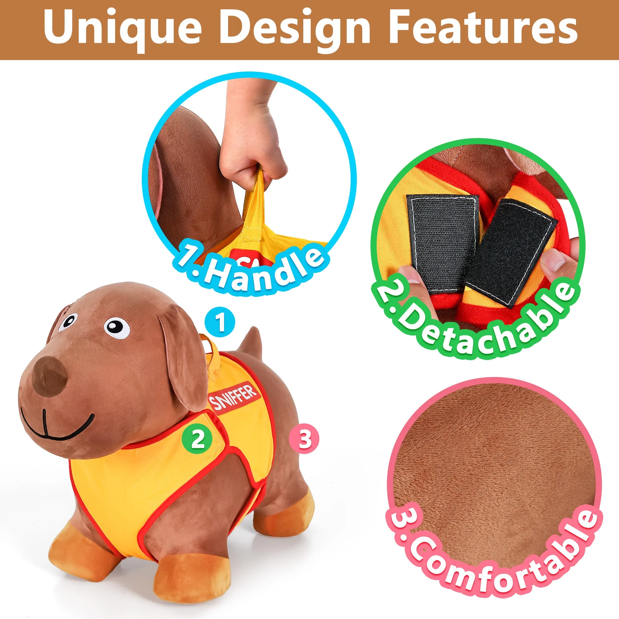 iPlay, iLearn Bouncy Pals Dog Hopper Toys for Boys
