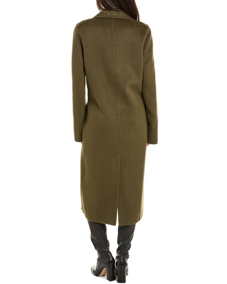 Jason Wu Single-Breasted Long Wool & Cashmere-Blend Coat