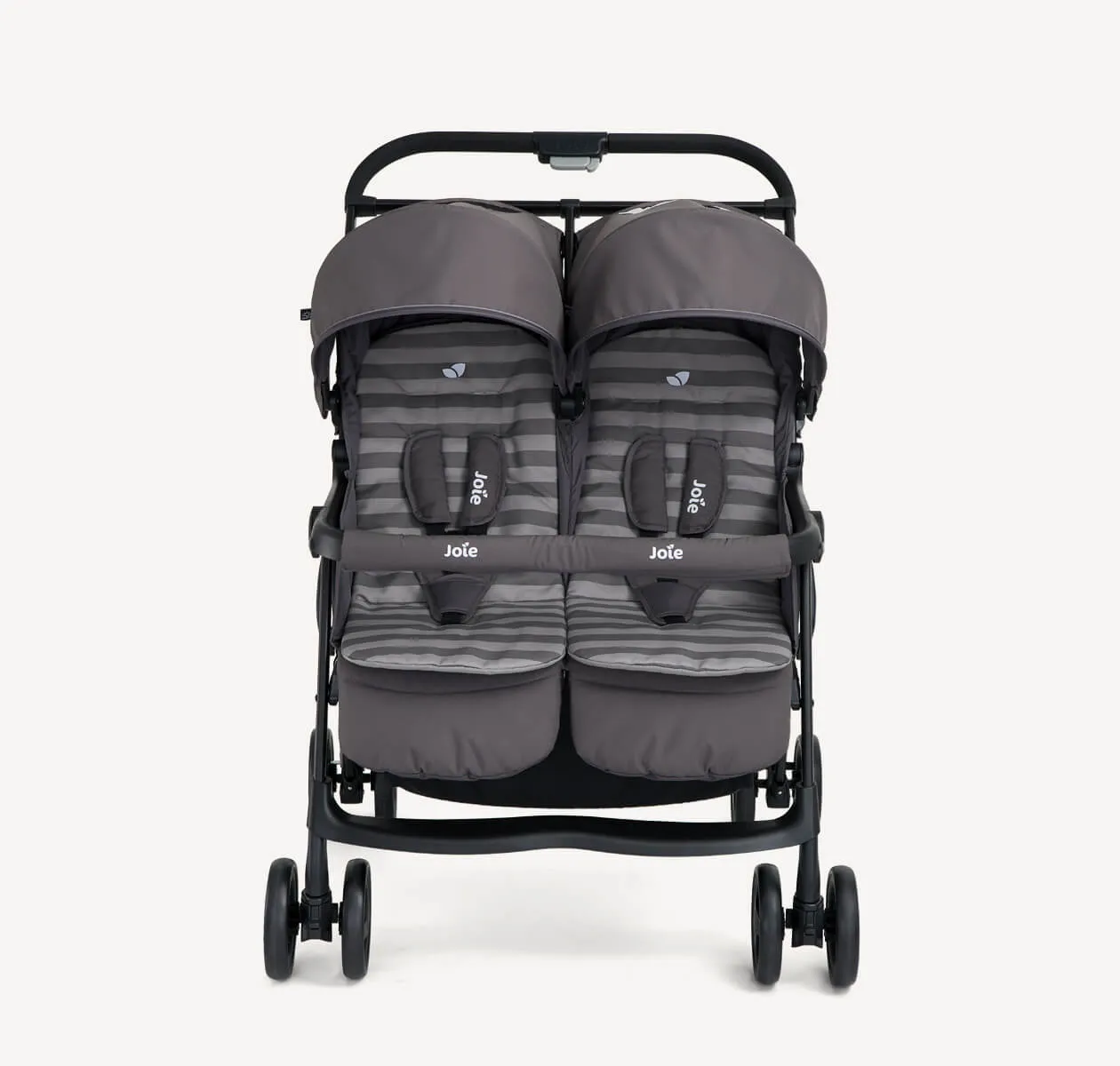 Joie Aire Twin Stroller - Lightweight Double Stroller Dark Pewter