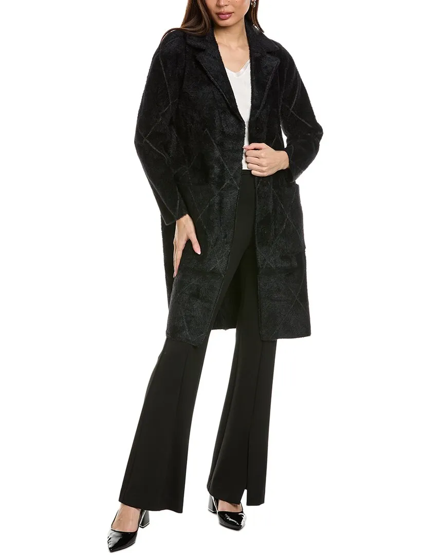 Joseph Ribkoff Fuzzy Eyelash Coat