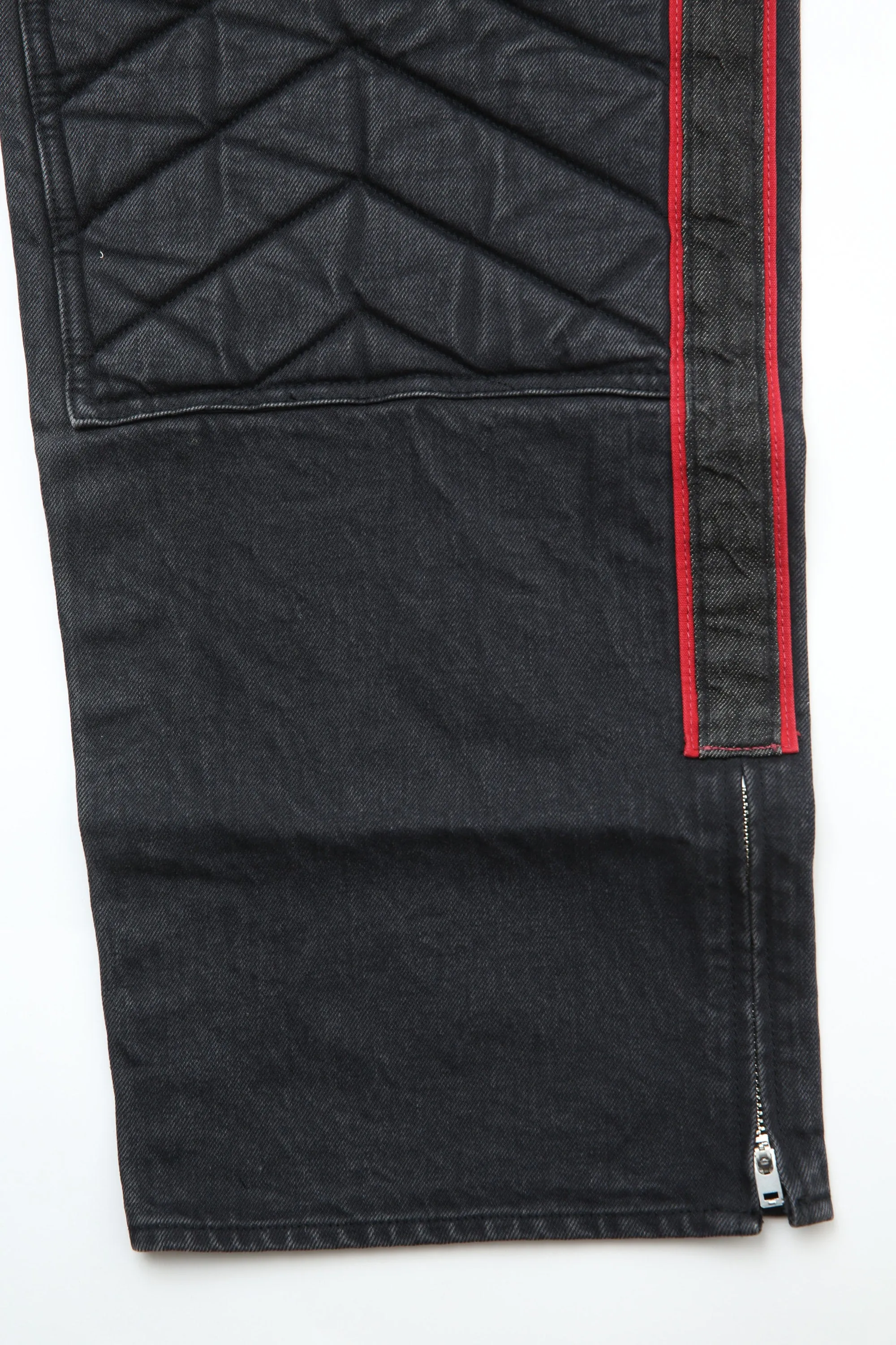 Kapital 14oz BLKxBLK Denim KOUNTRY Motocross Pants "TODOTERRENO" - Black