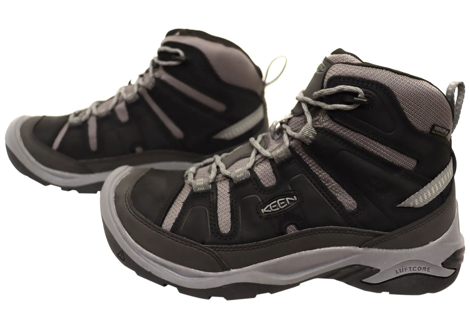 Keen Circadia Mid Waterproof Mens Leather Wide Fit Hiking Boots Keen Shoes