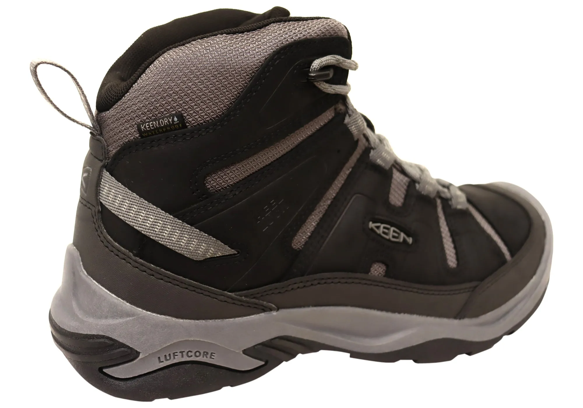 Keen Circadia Mid Waterproof Mens Leather Wide Fit Hiking Boots Keen Shoes