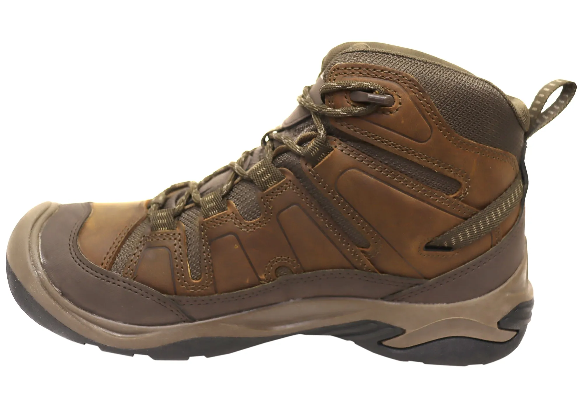 Keen Circadia Mid Waterproof Mens Leather Wide Fit Hiking Boots Keen Shoes