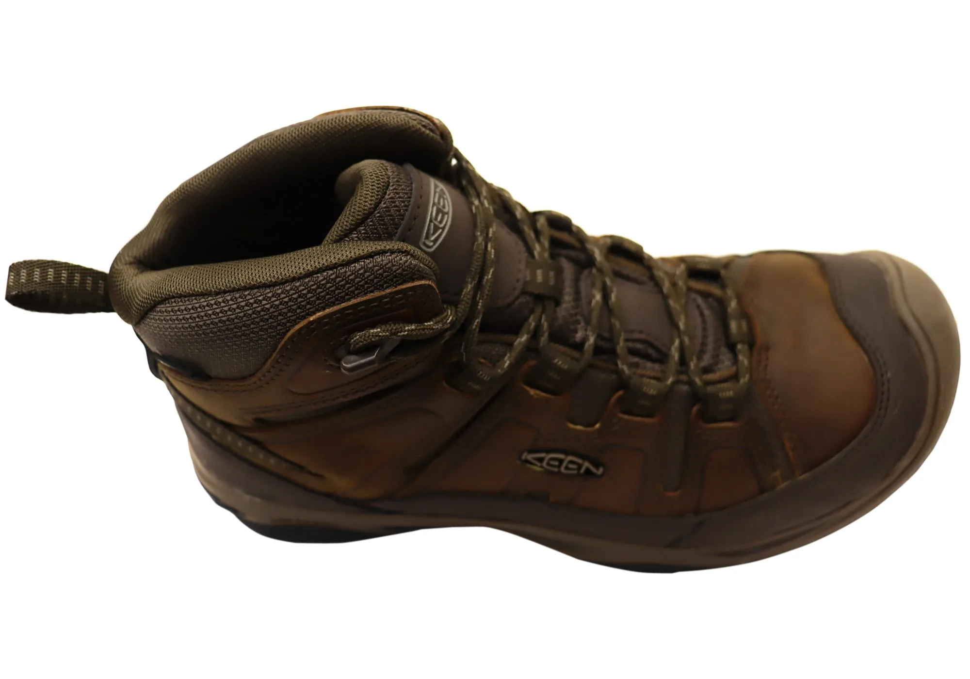 Keen Circadia Mid Waterproof Mens Leather Wide Fit Hiking Boots Keen Shoes