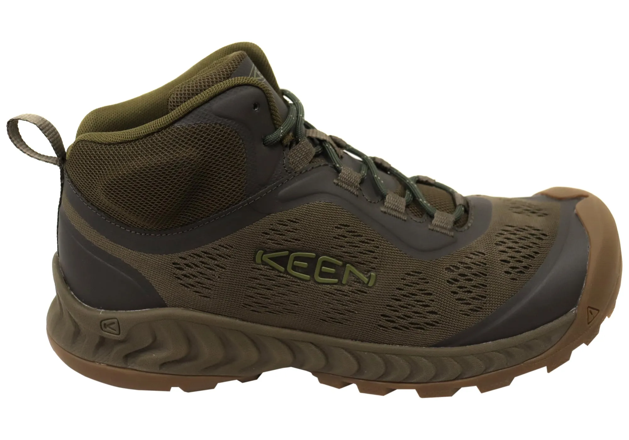 Keen Mens Comfortable Lace Up NXIS Speed Mid Boots Keen Shoes