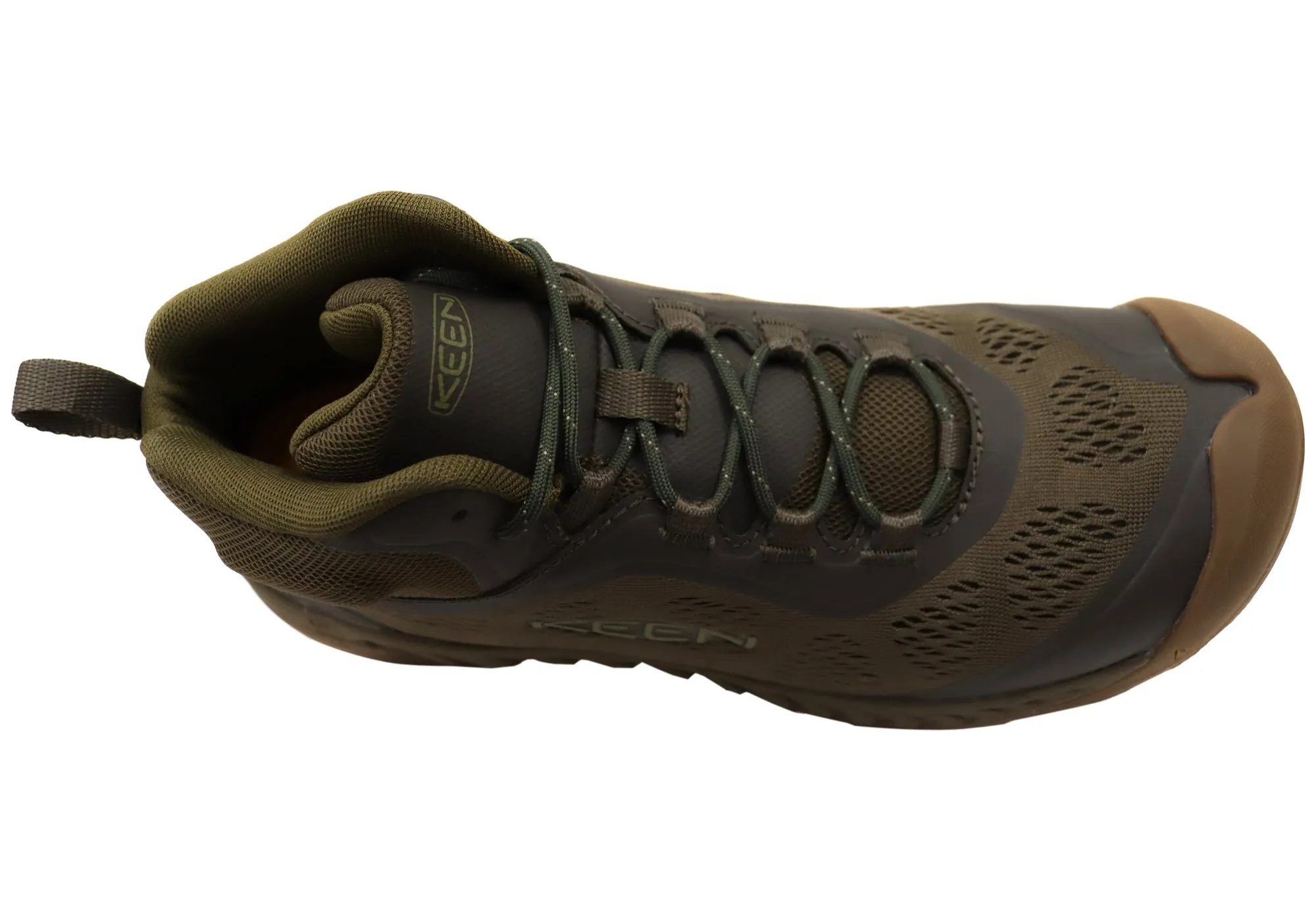 Keen Mens Comfortable Lace Up NXIS Speed Mid Boots Keen Shoes