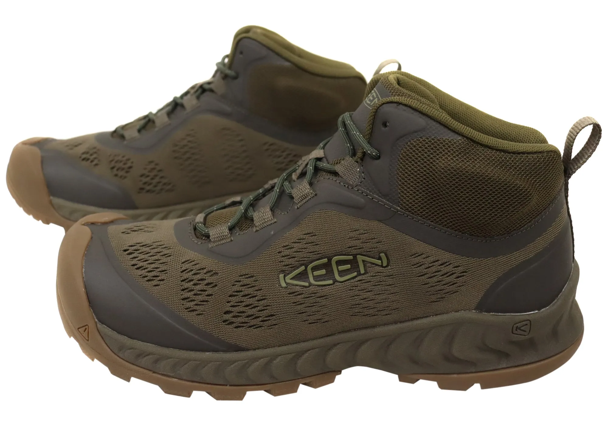 Keen Mens Comfortable Lace Up NXIS Speed Mid Boots Keen Shoes