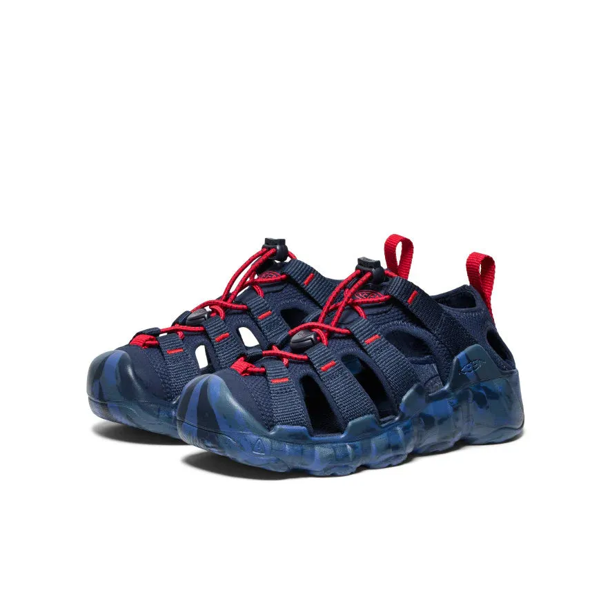 Keen Shoes Big Kids' Hyperport H2 Sandal Naval Academy/Red Carpet