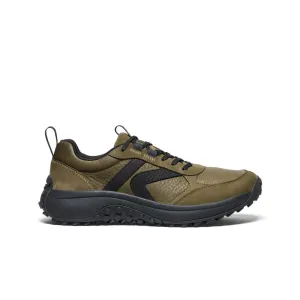 Keen Shoes Men's KS86 Leather Sneaker Dark Olive/Black