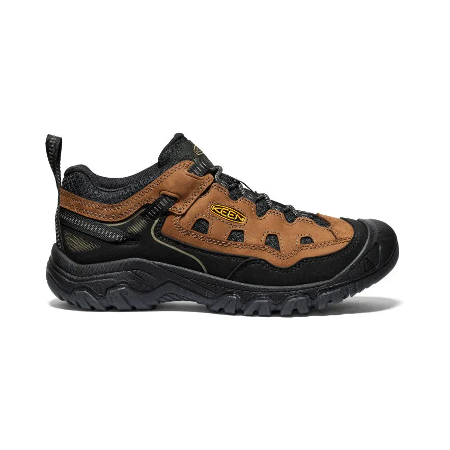 Keen Shoes Men's Targhee IV Vented Bison/Golden Yellow
