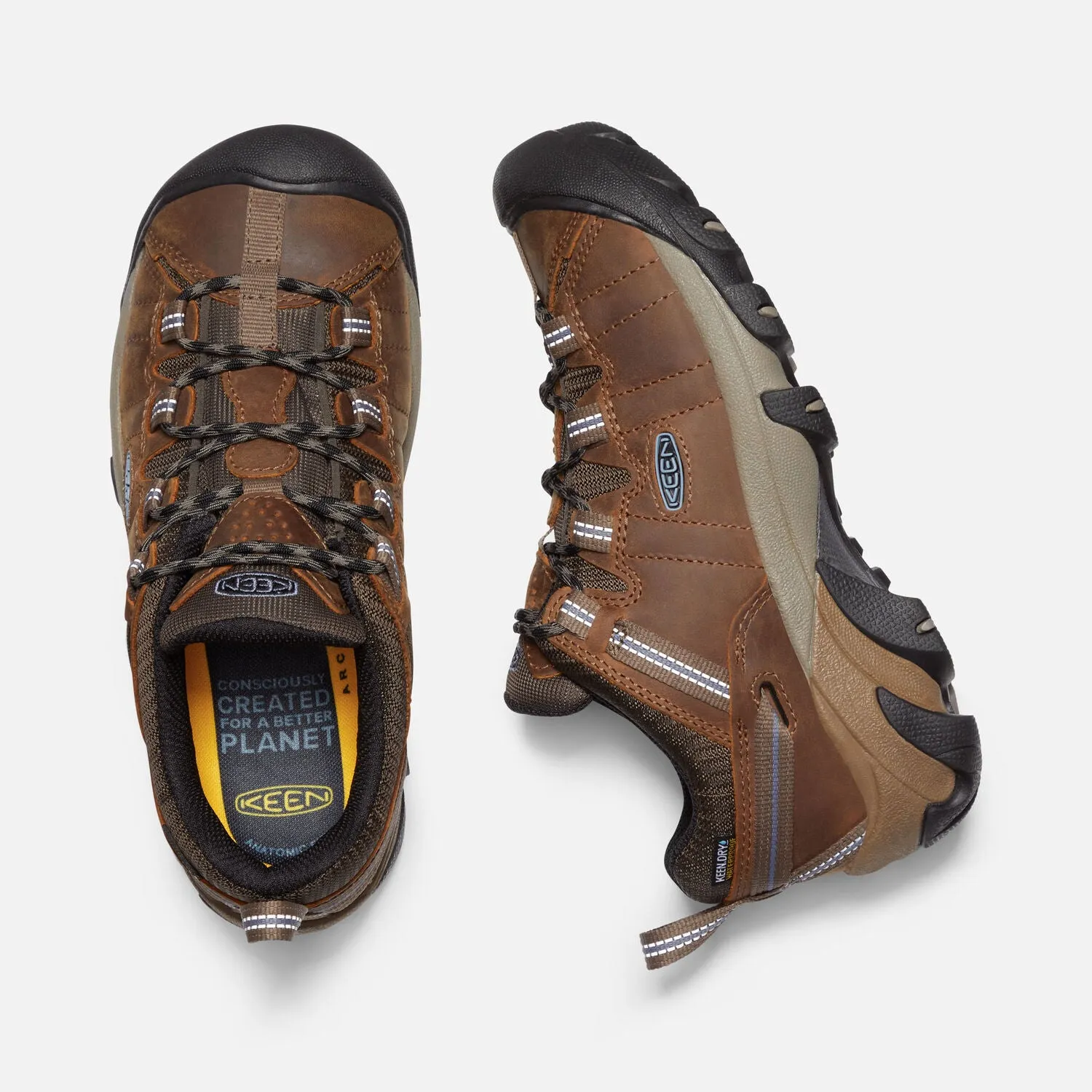Keen Shoes Targhee II Waterproof Syrup/Flint Stone