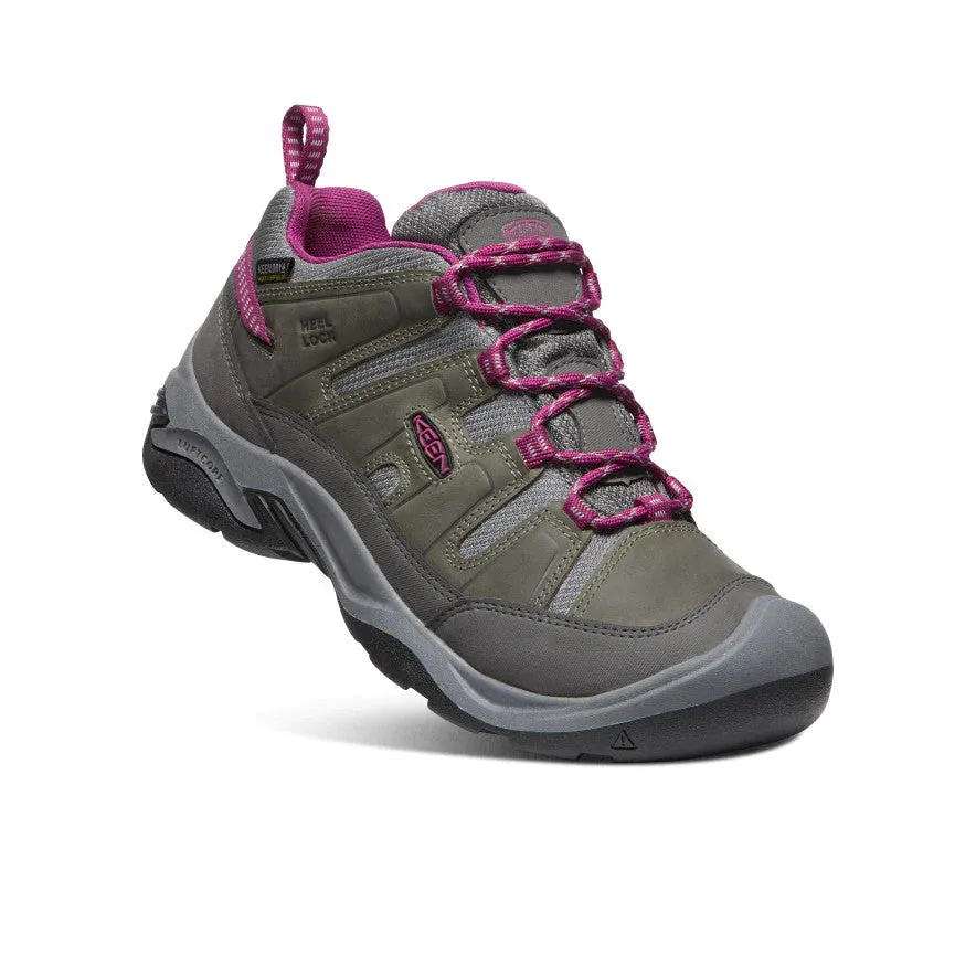 Keen Shoes Women's Circadia Waterproof Steel Grey/Boysenberry