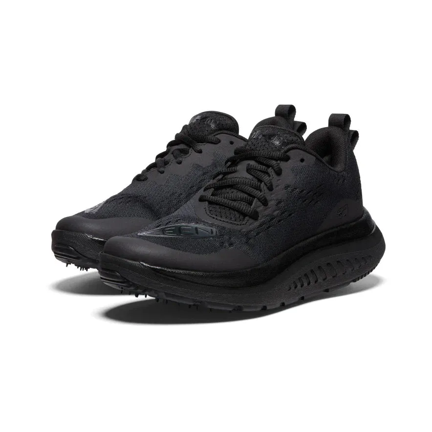 Keen Shoes Women's WK400 Walking Shoe Triple Black