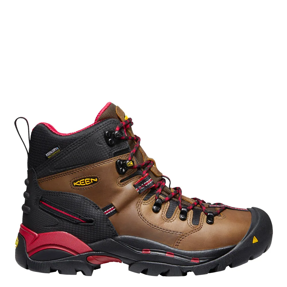 KEEN Utility Men's Pittsburgh 6" Waterproof Steel Toe Work Boot KEEN Utility Shoes