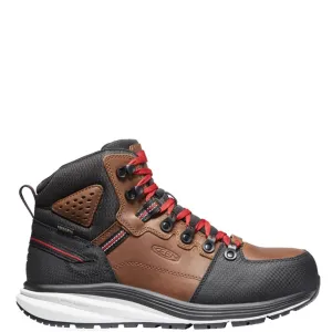 KEEN Utility Men's Red Hook Waterproof Carbon Fiber Toe Work Boot KEEN Utility Shoes