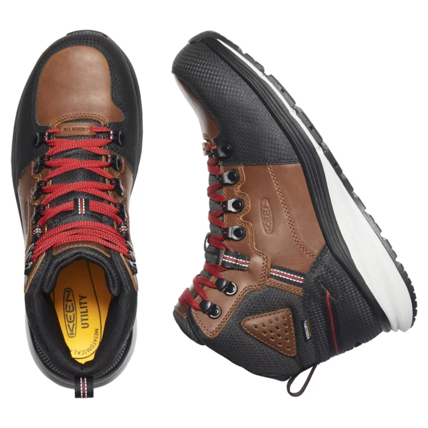 KEEN Utility Men's Red Hook Waterproof Carbon Fiber Toe Work Boot KEEN Utility Shoes