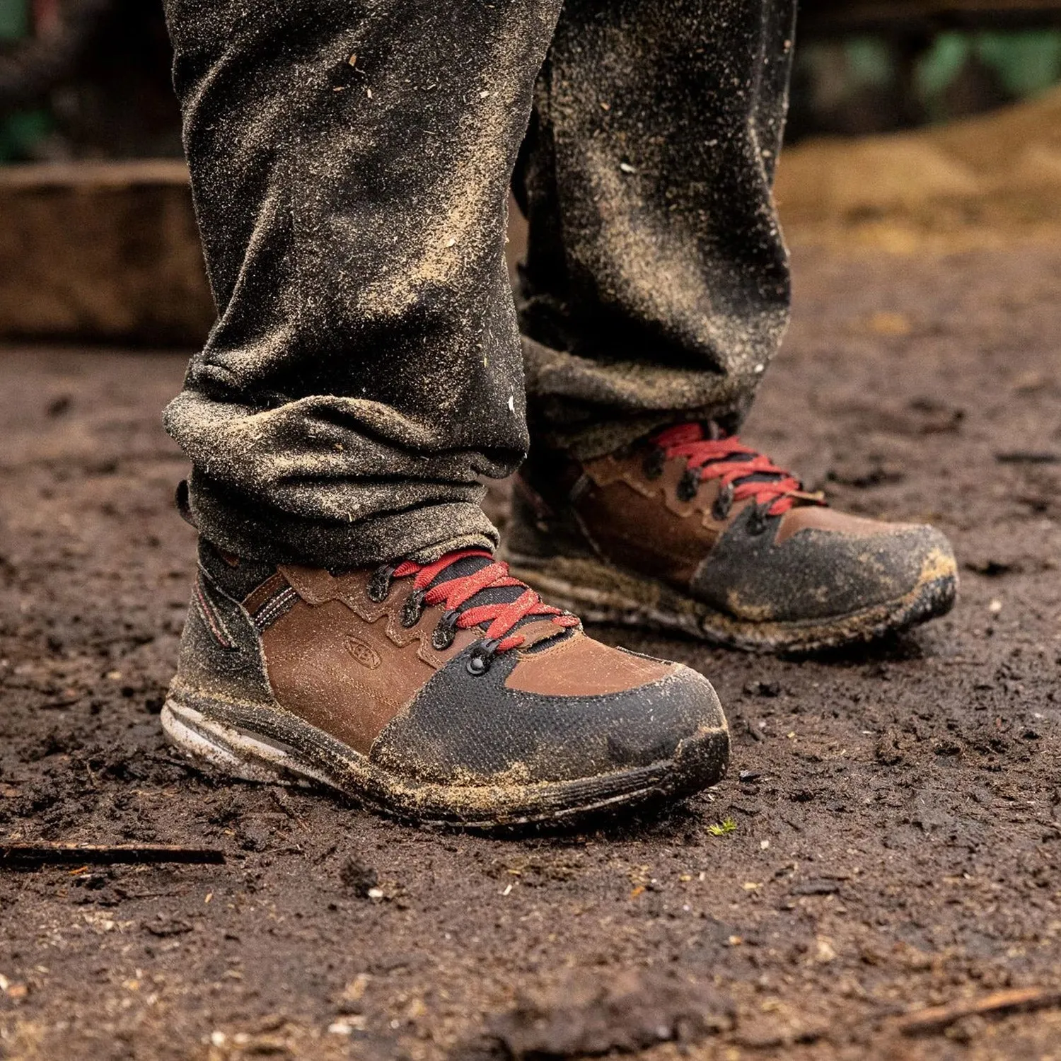 KEEN Utility Men's Red Hook Waterproof Carbon Fiber Toe Work Boot KEEN Utility Shoes