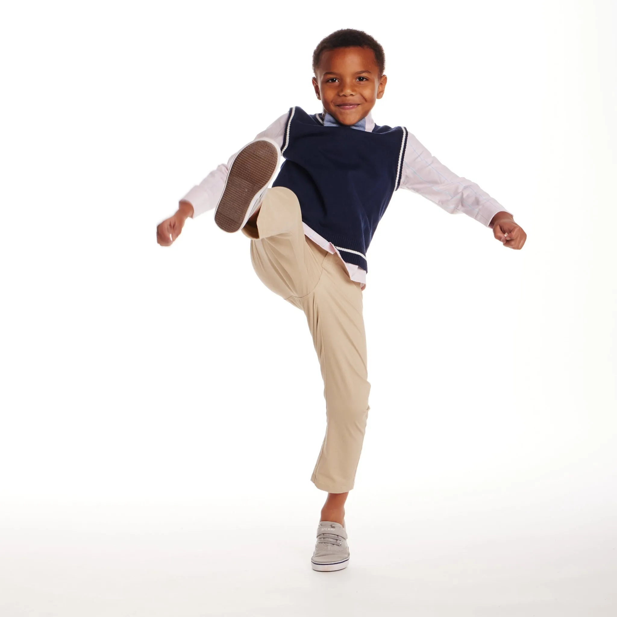 Kids (2-7) Sweater Vest Set | Navy Babykids_Andy-Evan
