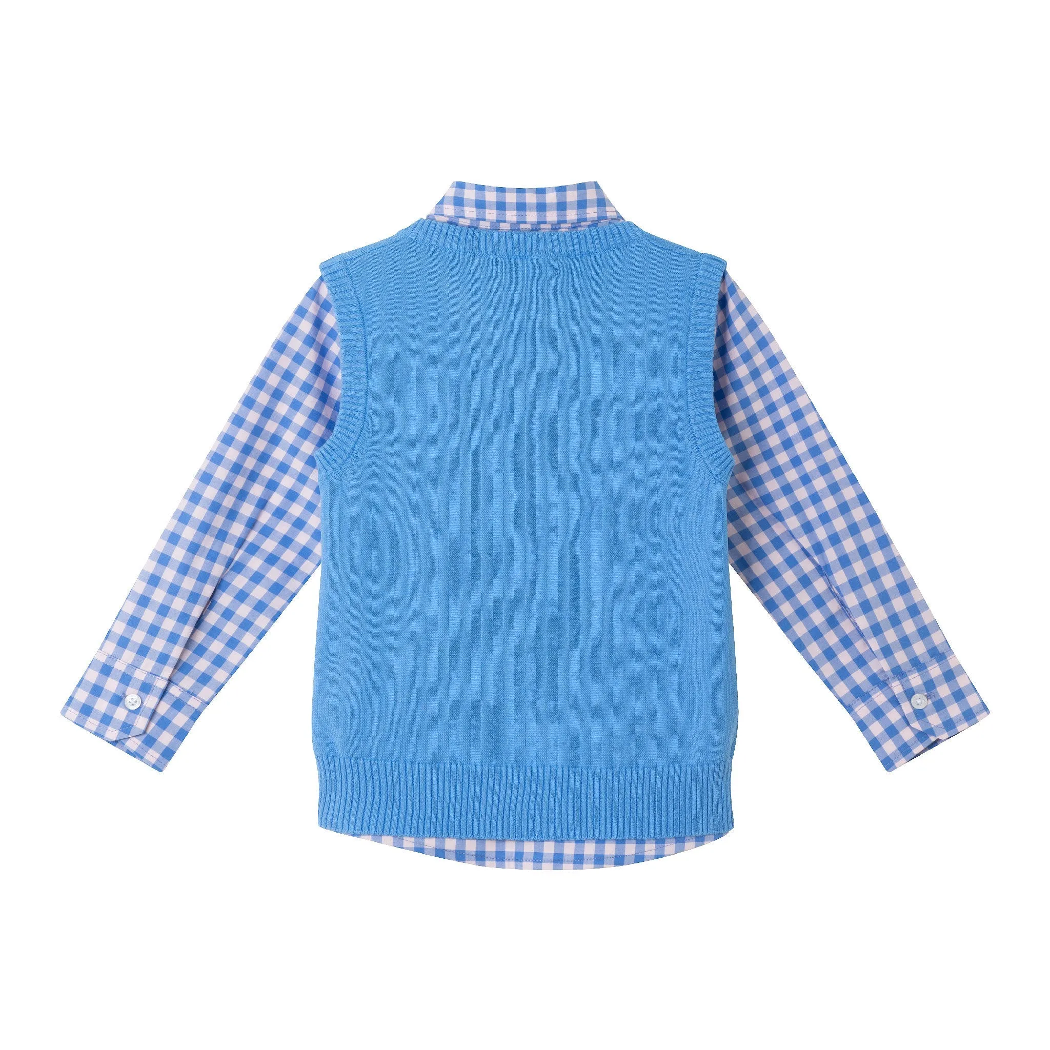 Kids (2-8) Sweater Vest Set | Midnight Blue Babykids_Andy-Evan