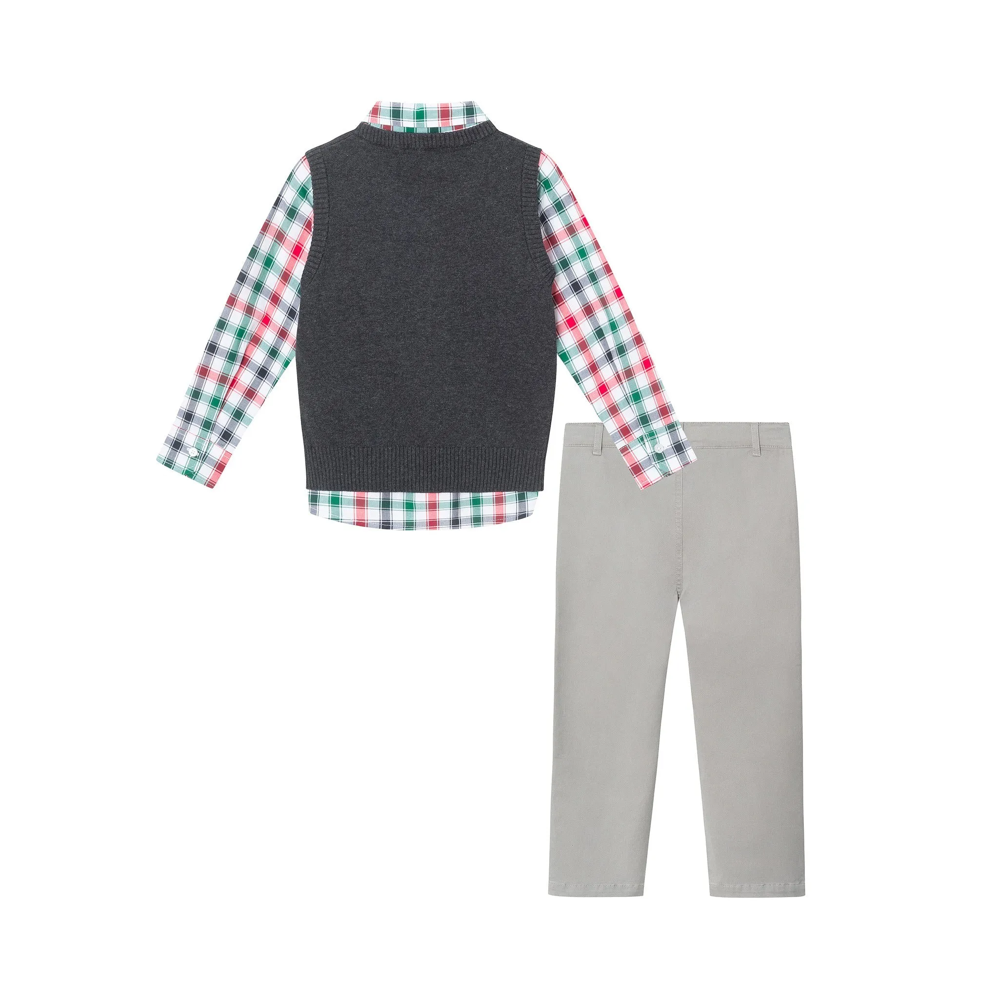 Kids 4-piece Sweater Vest Set | Holiday Gent Babykids_Andy-Evan