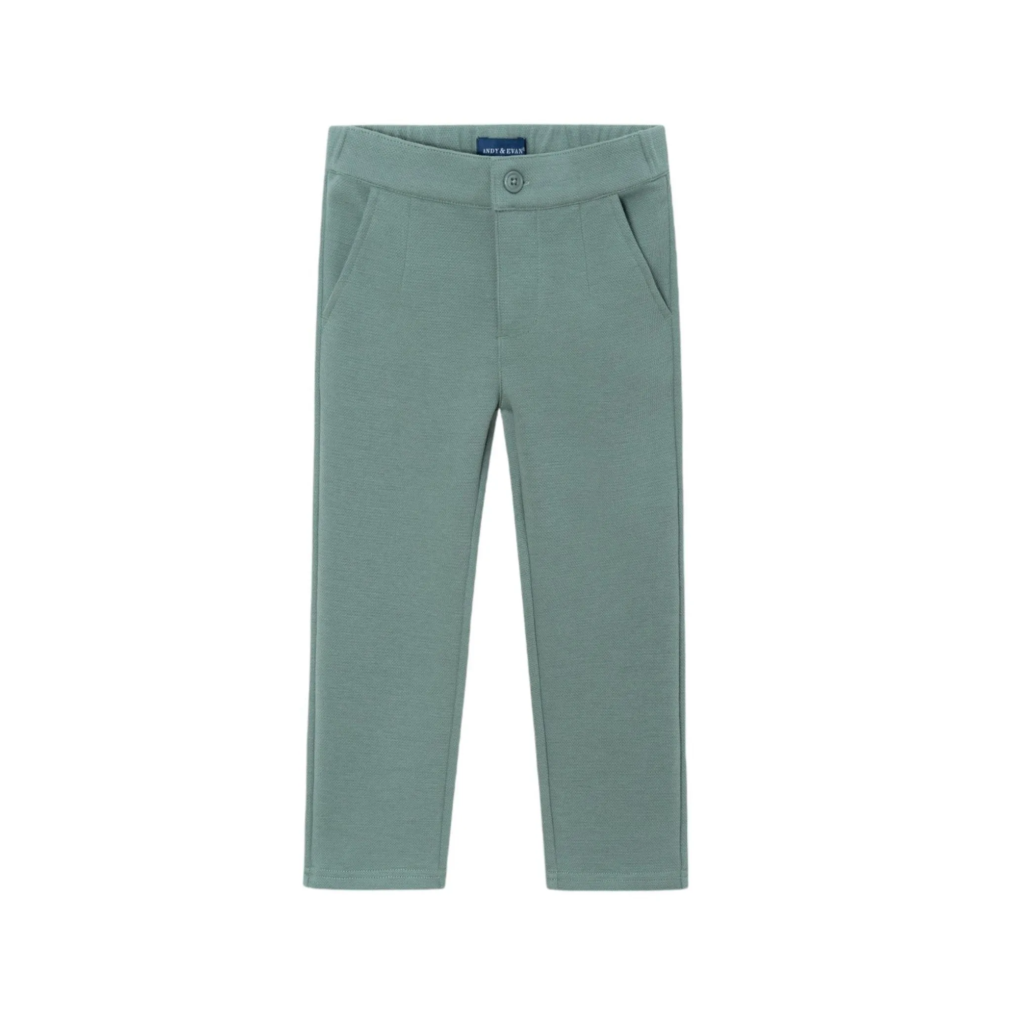 Kids Pique Pant | Green Babykids_Andy-Evan
