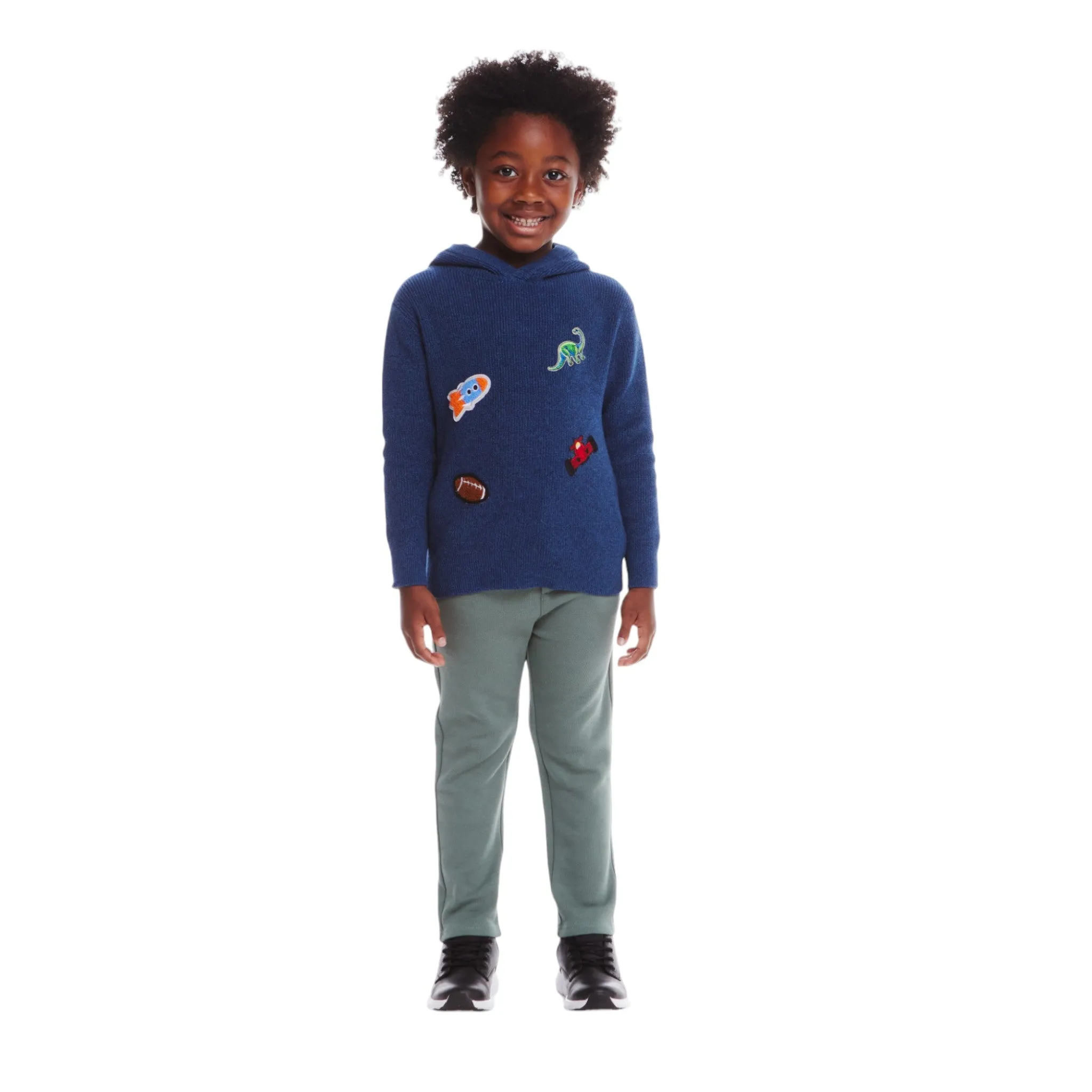 Kids Pique Pant | Green Babykids_Andy-Evan