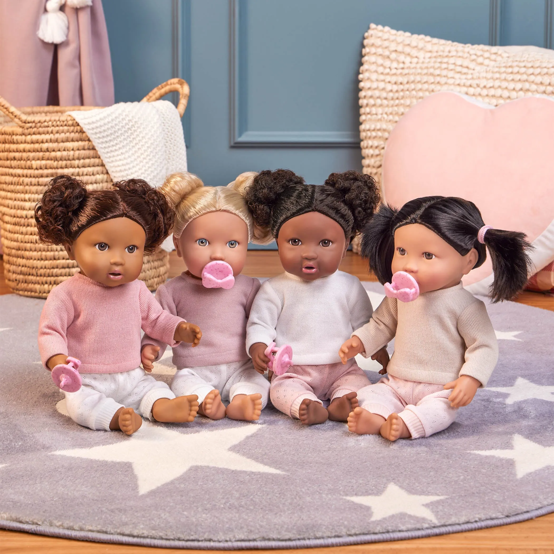 LullaBaby – Baby Doll with Dark Brown Hair