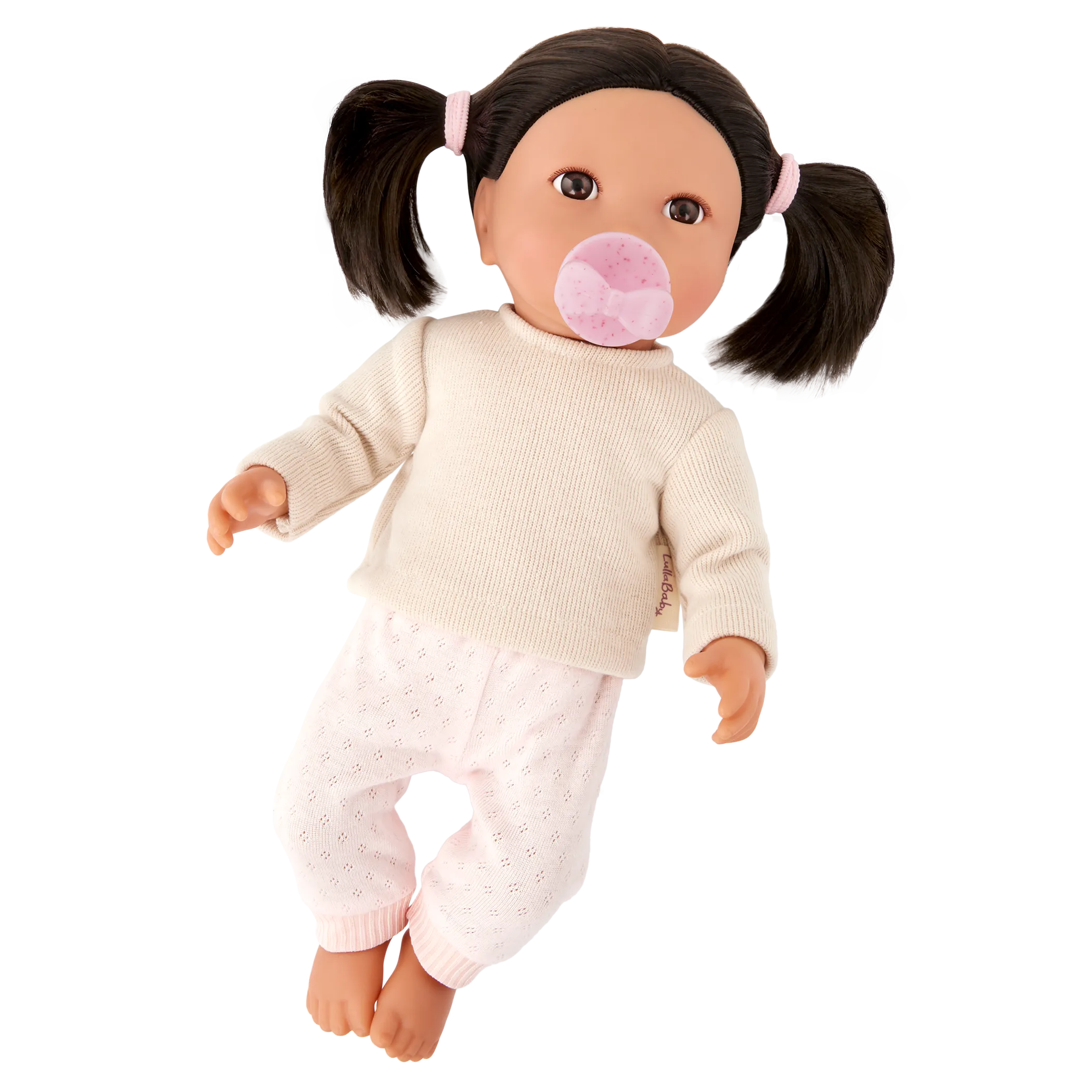 LullaBaby – Baby Doll with Dark Brown Hair