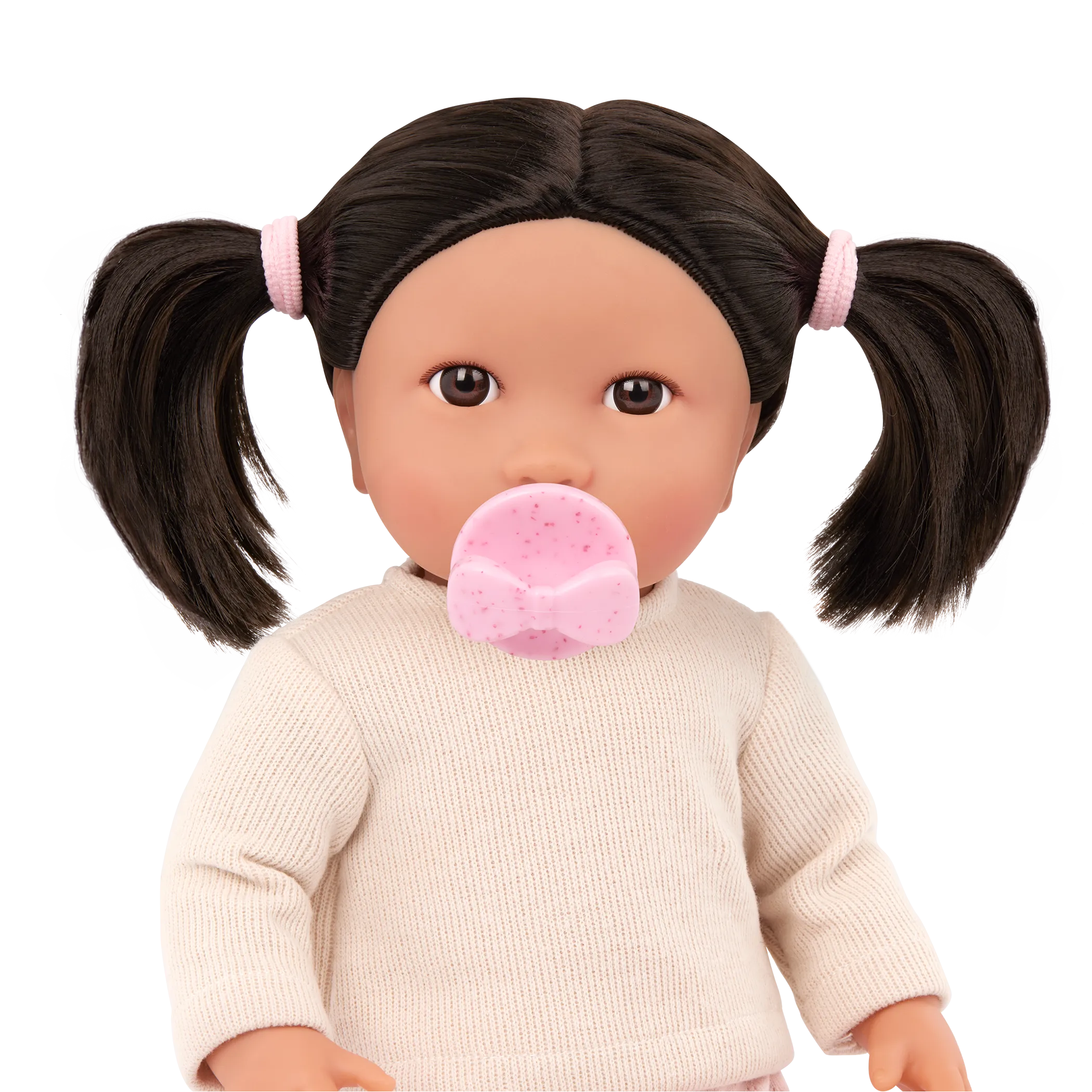 LullaBaby – Baby Doll with Dark Brown Hair